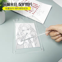 Acrylic Magnetic Photo Frame Double-Sided Transparent Display for 7/8 Inch Photos