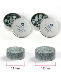 Super Blue Diamond Billiard Cue Tip for Pool Cues - 11mm Small Head or 14mm Large Head - Club and Billiard Room Use