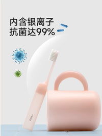 FaSoLa Portable Folding Toothbrush Set for Travel