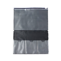 TNA5 Creative PVC Frosted Plastic Card Holder Zipper Pouch for Loose-Leaf Notebooks