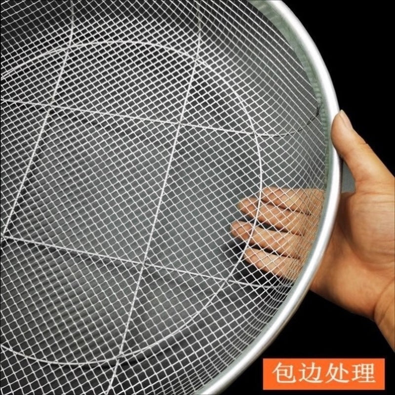 Stainless Steel Garden Sieve for Soil, Sand, and Stones - Industrial Grade Filter Mesh