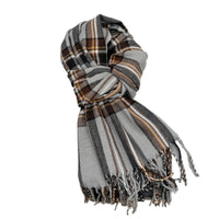 2025 New Korean Style Plaid Scarf for Autumn/Winter, Warm Neck Wrap for Students and Couples