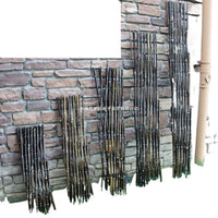 Expandable Bamboo Garden Fence Trellis for Outdoor Decor and Plant Support