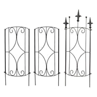 Semi-Circular Metal Plant Support Trellis for Climbing Vines and Roses, Garden Outdoor Fence for Drainage Pipe Cover