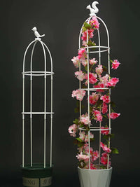 Garden Rose Climbing Trellis Support for Potted Plants, U-shaped Plant Support Stake