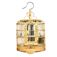 Large Engraved Bird Cage for Myna and Thrush, Home Bathing Cage, Exquisite Carved Birdcage