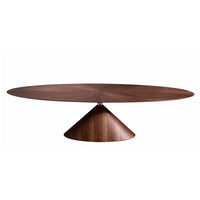 Designer Solid Wood Dining Table, Minimalist Office Desk for Villas and Large Apartments