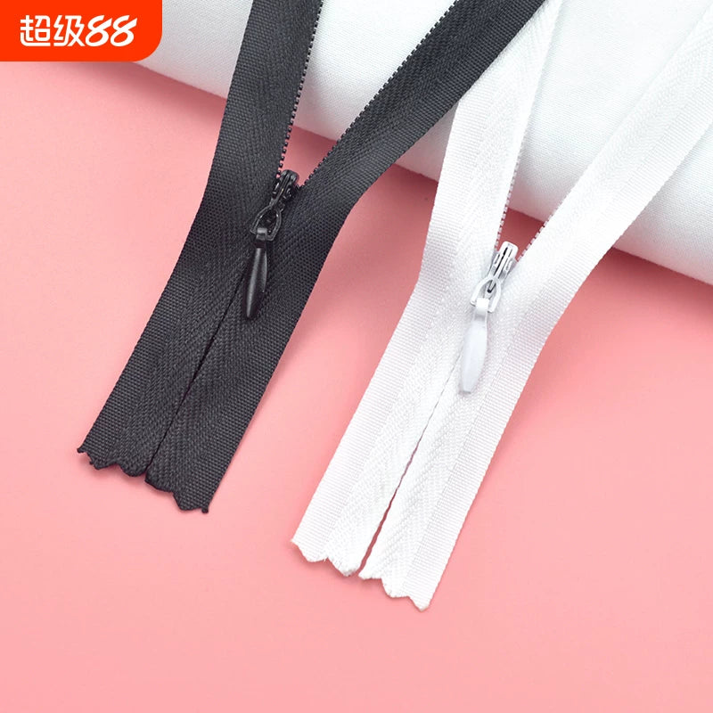 Invisible Zippers for Dresses, Pants, Skirts, and Cushions - #3 Nylon Coil Zippers