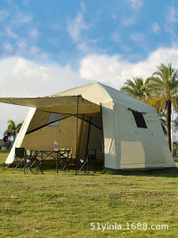Outdoor Camping Mesh Canopy Tent Sunshade for Picnic BBQ Rain Sun Wind Mosquito Protection