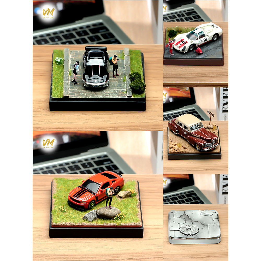 VM 1/64 Scale Miniature Diorama Base for Model Cars Figures