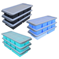 Silicone Ice Cube Tray with Lid and Storage Box, Food-Grade Multi-Grid Ice Mold for Home Use and Baby Food Storage