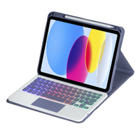 Rotating Leather Case with Backlit Bluetooth Keyboard for iPad 10.9" / 11" Models