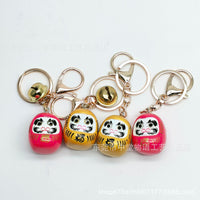 Daruma Doll Keychain Japanese Style Creative Bag Car Ornament Gift
