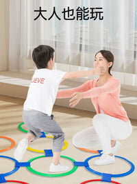 Kids' Sensory Integration Training Hopscotch Rings Set for Home and Kindergarten Physical Activity