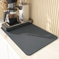 Diatomaceous Earth Coffee Machine Mat Quick Dry Bar Countertop Absorbent Pad