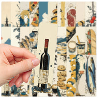 30-Piece Vintage Japanese Style Bookmark Set for Students and Readers