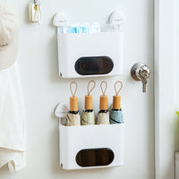 Wall-Mounted Suction Cup Umbrella Holder for Home Entryway
