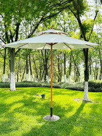 Outdoor Patio Umbrella with Base, Large Sunshade for Garden, Beach, or Market Stall