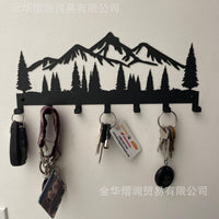 HOME Letter Wall Mounted Hook Rack for Keys and Kitchen Utensils