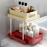 Desktop Storage Organizer with Multi-layer Drawers for Office and Kitchen