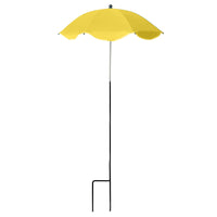 Outdoor Garden Plant Sunshade Umbrella Cover for Potted Plants, Creative Splicing Ground Plug Umbrella
