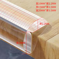 W-Type Transparent Edge Protector Strip for Child Safety, No Adhesive Required, Anti-Collision Guard
