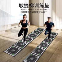 Agility Ladder & Jump Grids Training Mat for Football, Boxing, and Physical Fitness Training, Rope Ladder for Kids