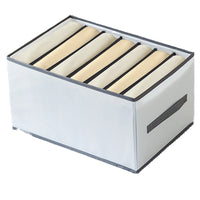 Foldable Drawer-Style Wardrobe Clothes Organizer with Compartments