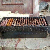 Automatic Electric Rotating Charcoal Grill for Skewers and Roasts