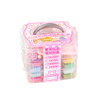 Wheat Youth Diary Deluxe DIY Material Kit with Three-Layer Storage Perler Beads Set