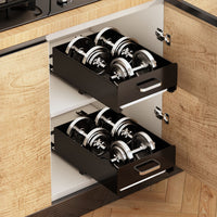 Cross-Border Kitchen Storage Drain Rack Cabinet Built-in Dish Bowl Storage Stainless Steel Drawer Pull Basket Storage Rack