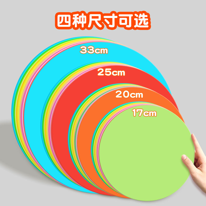 Round Cardstock 200gsm Colored White Cardboard Hard Black Cardboard Kraft Paper for Painting and Handicrafts