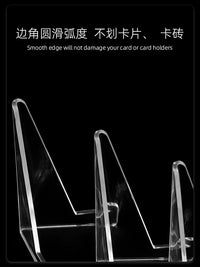 Sanseking Acrylic Card Holder Display Stand for Trading Cards, Game Cards, and Collectibles