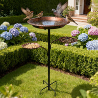 Shepherd Hook Outdoor Bird Feeder Hanger Garden Plant Stake Wedding Decor Metal Ground Insert