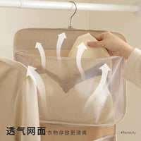 Travel Hanging Wardrobe Organizer for Underwear and Socks, Foldable Luggage Storage Bag