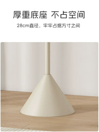 Cream Style Floor Coat Rack with Solid Base for Bedroom and Entryway