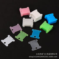 Cross Stitch Floss Bobbins Plastic Thread Organizer Winding Plates for Embroidery Thread Sorting