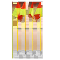 Soccer Training Agility Poles with Ground Spike - 1.5m Two-Section