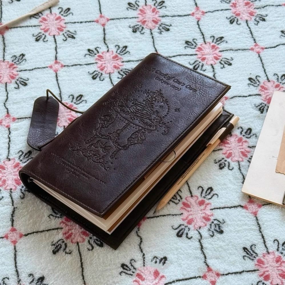 Vintage Garden Travel Journal Notebook with Refillable Pages