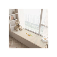 Cartoon Waterproof Faux Leather Bay Window Cushion, Stain-Resistant Tatami Mat, Easy-Clean All-Season Pad