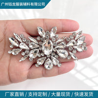 Rhinestone Applique Iron-On Crystal Patches for DIY Crafts and Decorations