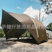 Car Tailgate Tent for Camping, SUV Awning Shelter, Portable Outdoor Canopy for 5-8 People