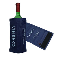 Portable Insulated Wine Cooler Bag for Beer, Champagne, and Red Wine - Reusable Polyester Ice Pack
