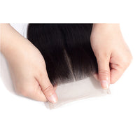 HD Transparent Lace Closure Hair Piece, 100% Human Hair