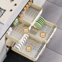Under-Sink Pull-Out Organizer for Kitchen Cabinets