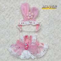 20cm Cotton Doll Princess Dress Outfit Set