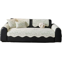 2026 New Summer Ice Silk Cool Irregular Sofa Cushion Fresh Simple Seat Cover Non-slip Sofa Towel