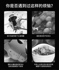 厨房水槽可挂式不锈钢沥水篮洗菜盆多功能蔬果篮收纳筷勺篮怀炉套