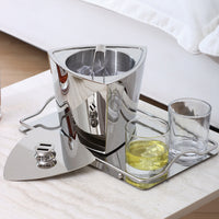 European Style Stainless Steel Champagne & Wine Ice Bucket for Home Bar