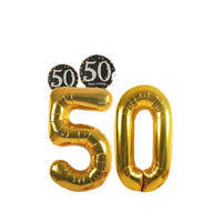 Giant Number Balloons for Milestone Birthday Decorations